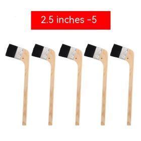 Long Handle Black Hair Wooden Handle Brush (Option: 2 ¬∑ 5 Inches Five)