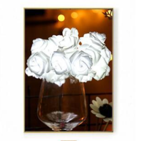 LED Rose Flower Lights (Option: White-EU plug-10m)