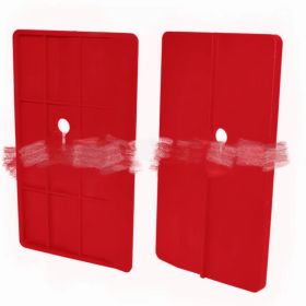 2-piece Set Drywall Gypsum Board Fixing AIDS Woodworking Ceiling Board Mounting Accessories Ceiling Positioning Board (Color: Red)