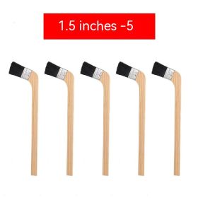 Long Handle Black Hair Wooden Handle Brush (Option: 1 ¬∑ 5 Inches Five)