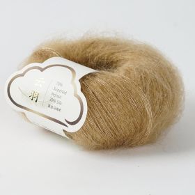 Mohair New Young Wool Silk Wool Hairline Rule (Option: 106 Golden Camel)