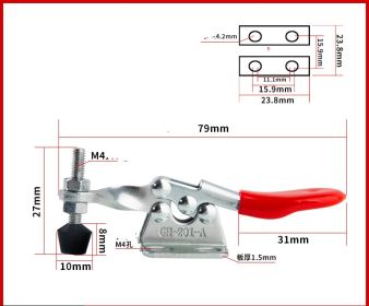 Quick Jig Horizontal Clamp Fixed Clamp (Option: GH201A)