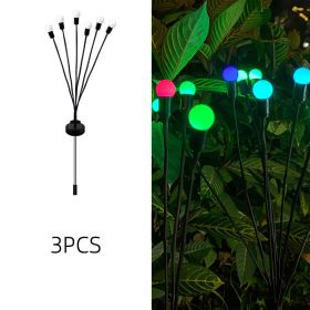 Simulation Firefly Solar Light Outdoor Garden Decoration Lawn Landscape Lamp Xmas Decor Solar LED Lights Outdoor Garden Lights (Option: 6solar-IPL-3PCS)